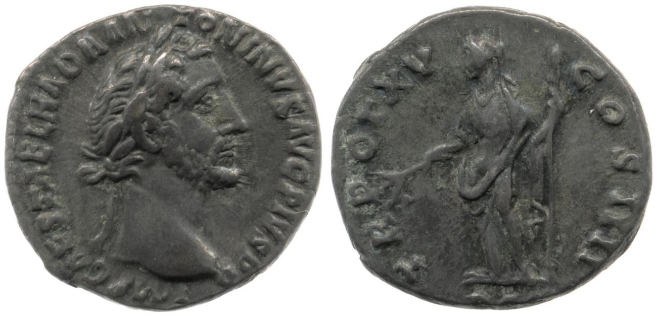 RIC III Antoninus Pius 216A, аверс, bm