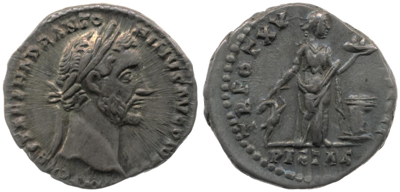 аверс RIC III Antoninus Pius 217