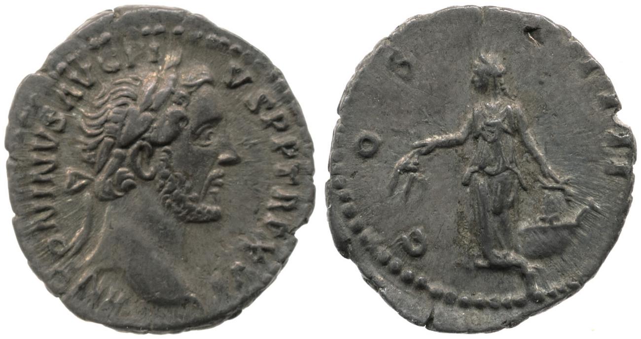 RIC III Antoninus Pius 220, аверс, bm