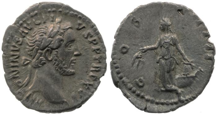 RIC III Antoninus Pius 220, реверс, bm