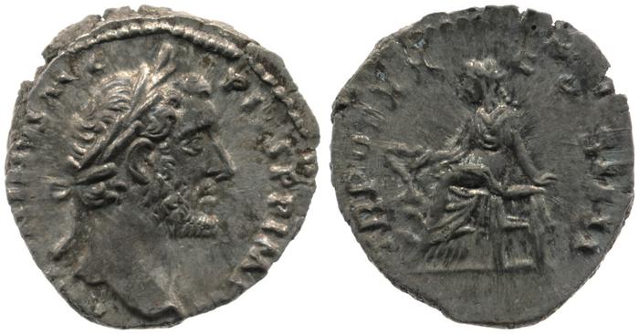 реверс RIC III Antoninus Pius 264