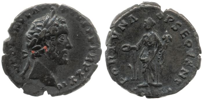 RIC III Antoninus Pius 286a, реверс, bm