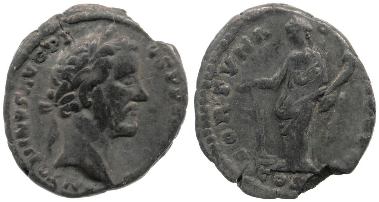 RIC III Antoninus Pius 286a, аверс, bm