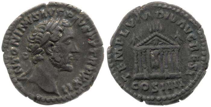 RIC III Antoninus Pius 290A, реверс, bm