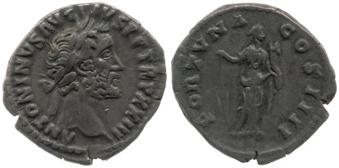 RIC III Antoninus Pius 300A, реверс, bm