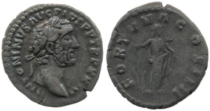 RIC III Antoninus Pius 300A, реверс, bm