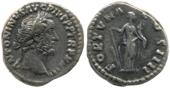 RIC III Antoninus Pius 300A, реверс, bm