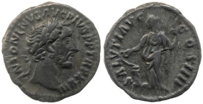 RIC III Antoninus Pius 305, реверс, bm