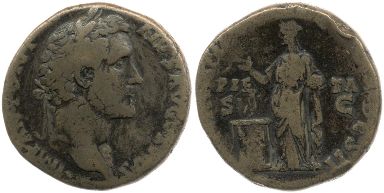 аверс RIC III Antoninus Pius 523B