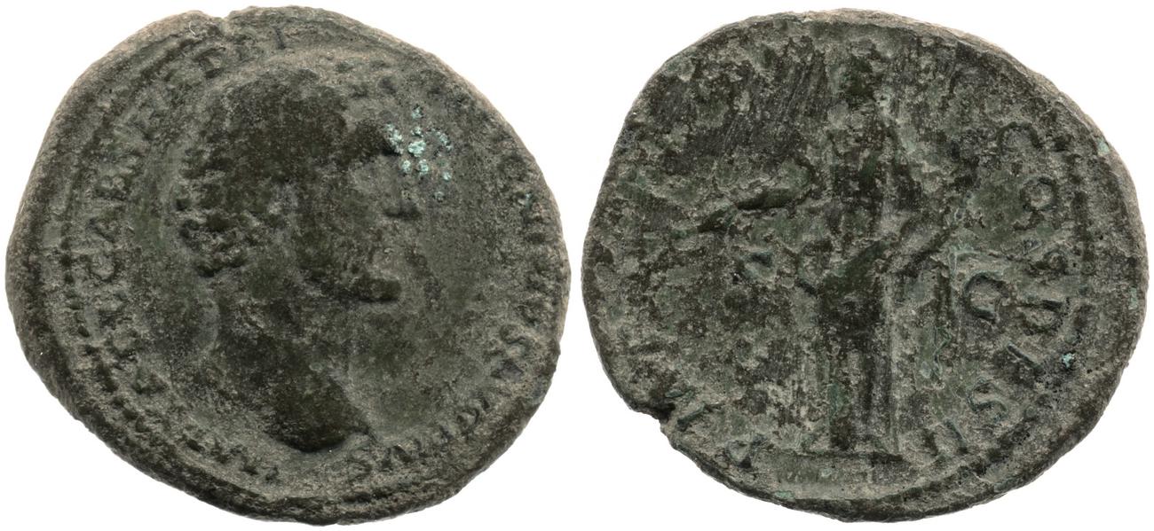 RIC III Antoninus Pius 526A, аверс, bm