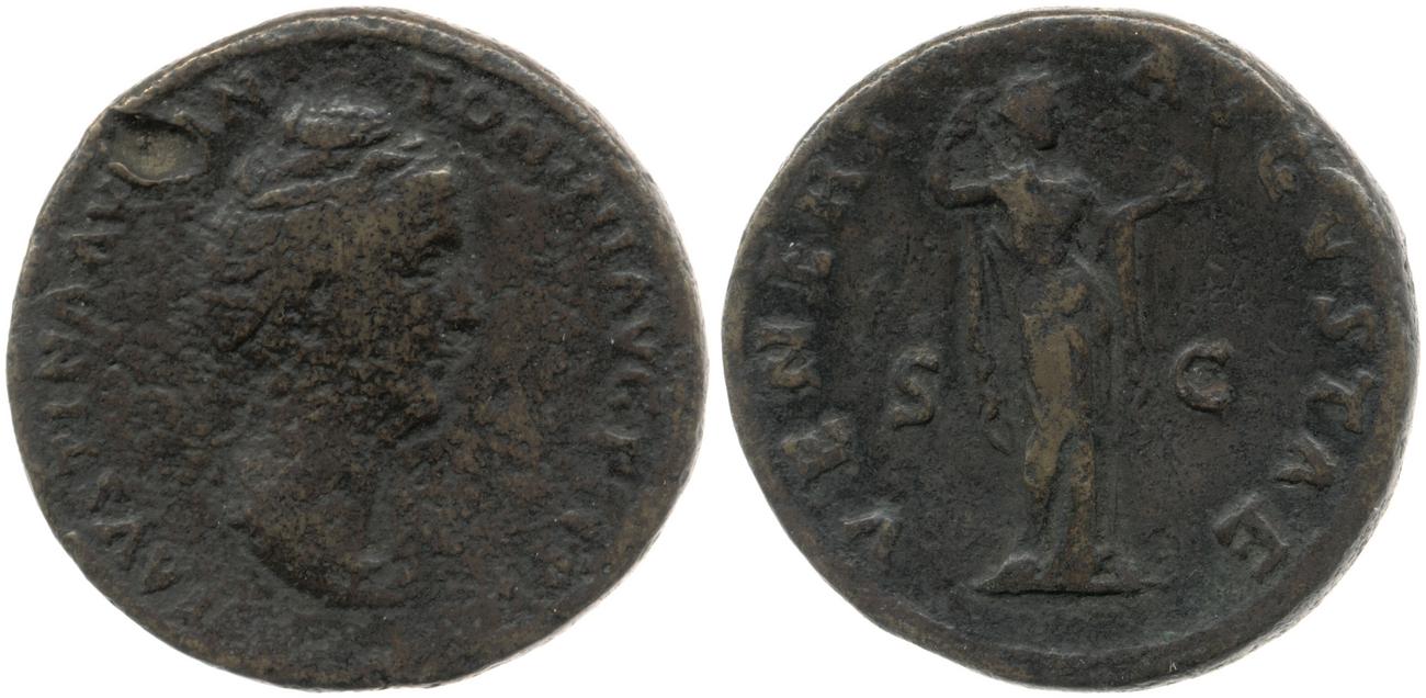 RIC III Antoninus Pius 1081, аверс, bm