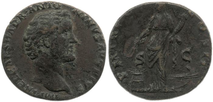реверс RIC III Antoninus Pius 529A