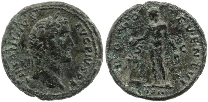 реверс RIC III Antoninus Pius 555A