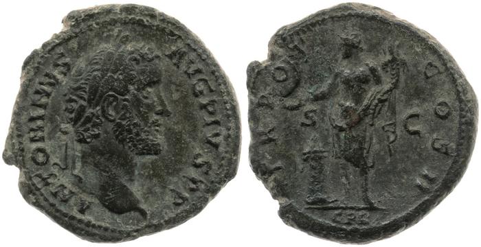 реверс RIC III Antoninus Pius 568A