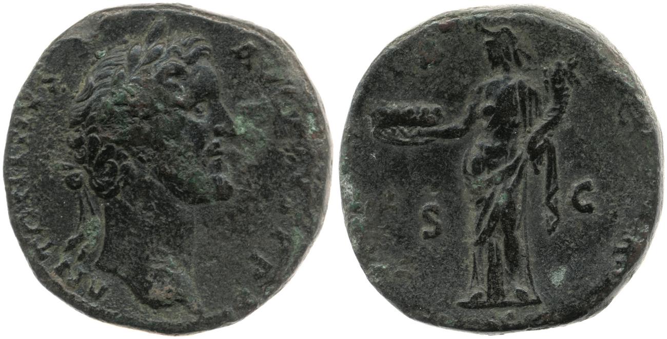 аверс RIC III Antoninus Pius 574