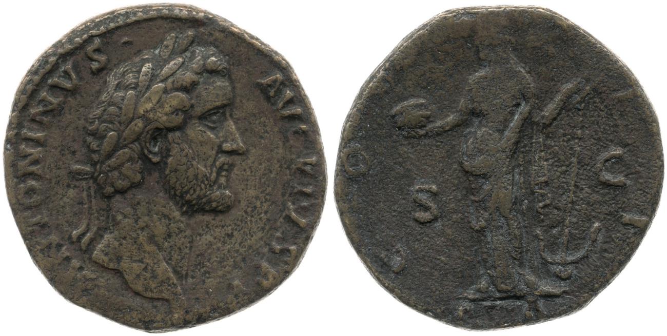 аверс RIC III Antoninus Pius 579