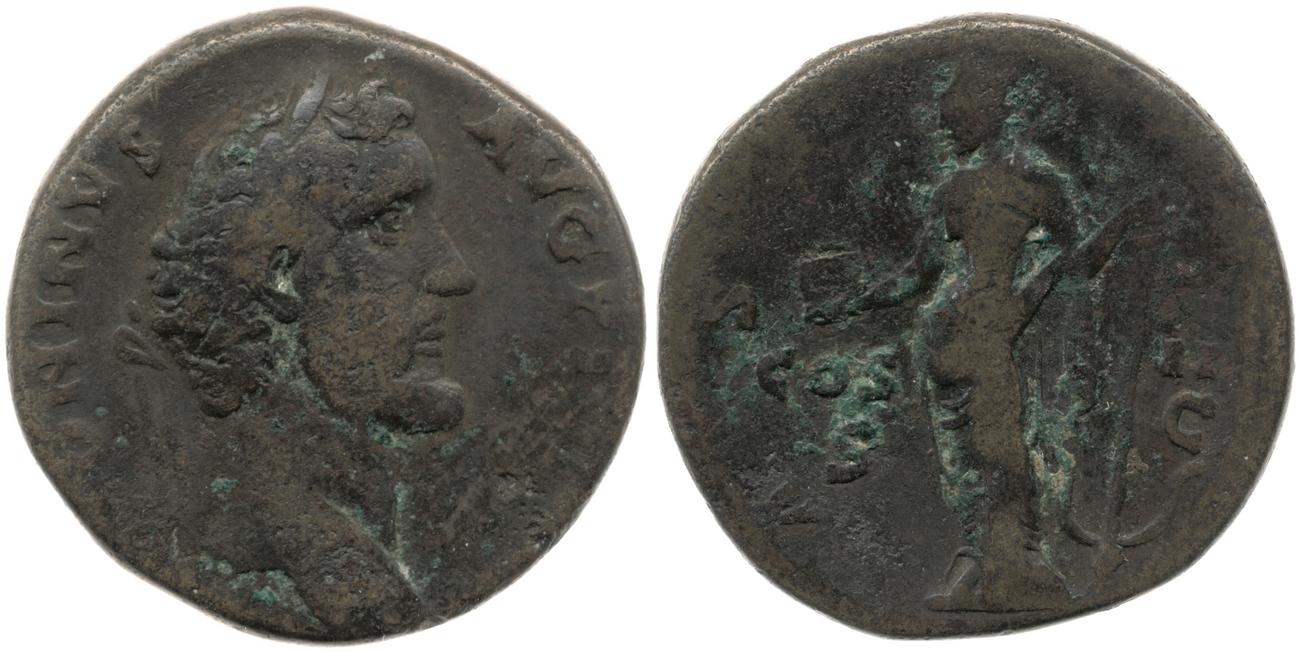 RIC III Antoninus Pius 579, аверс, bm