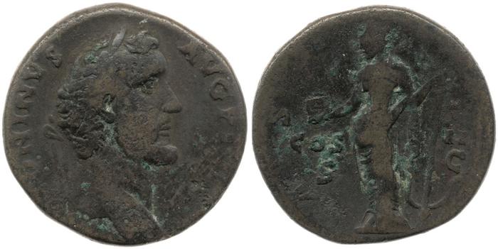 RIC III Antoninus Pius 579, реверс, bm
