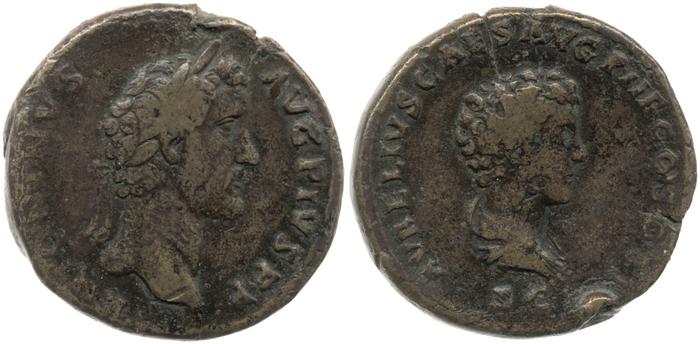 реверс RIC III Antoninus Pius 1206A