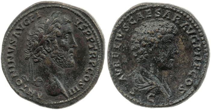 RIC III Antoninus Pius 1212, реверс, bm