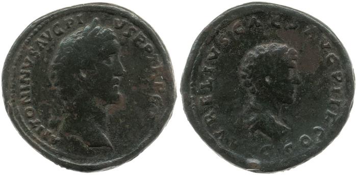 реверс RIC III Antoninus Pius 1213