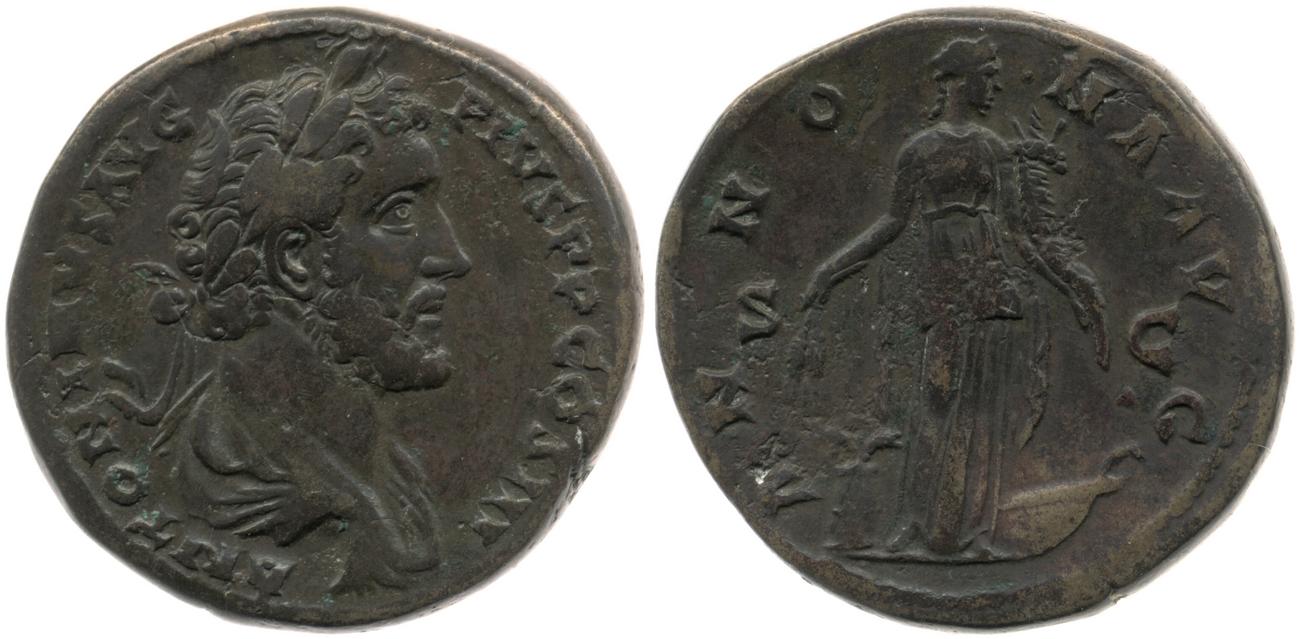 RIC III Antoninus Pius 597b, аверс, bm