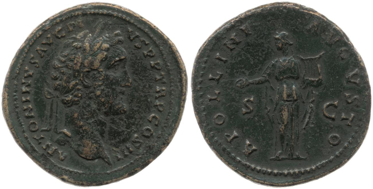 RIC III Antoninus Pius 598a, аверс, bm