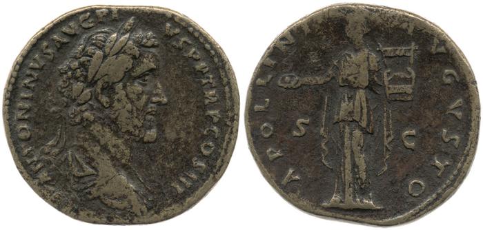 реверс RIC III Antoninus Pius 598b