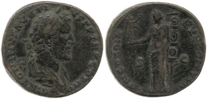 реверс RIC III Antoninus Pius 600b