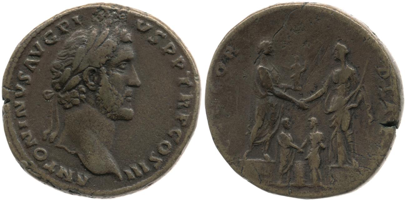 аверс RIC III Antoninus Pius 601a
