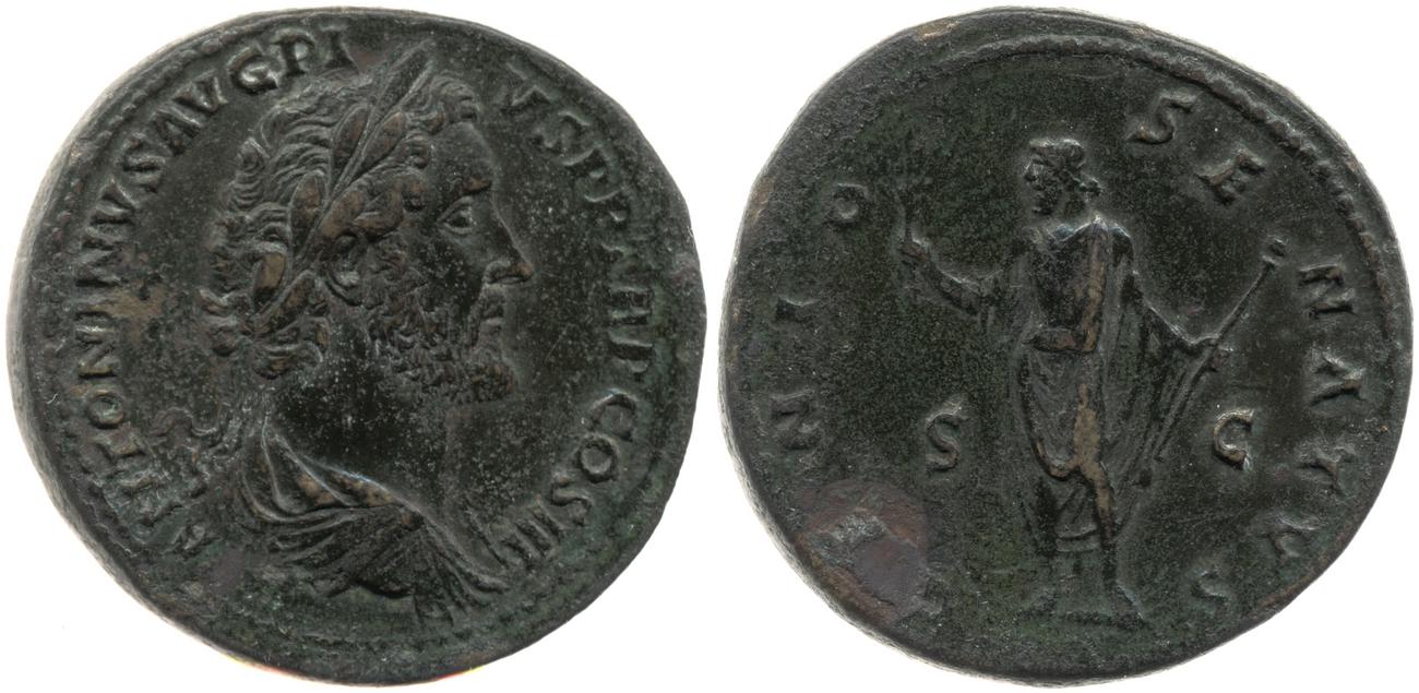 аверс RIC III Antoninus Pius 605b