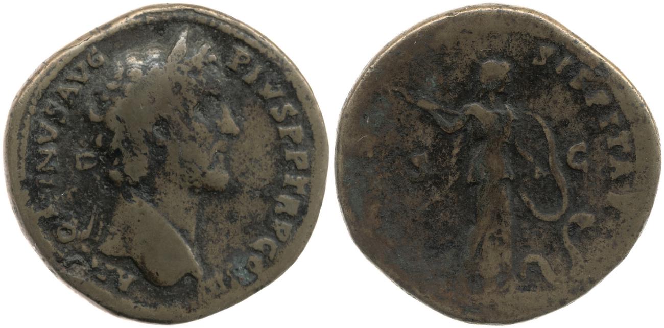 аверс RIC III Antoninus Pius 608