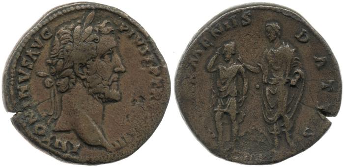 реверс RIC III Antoninus Pius 619