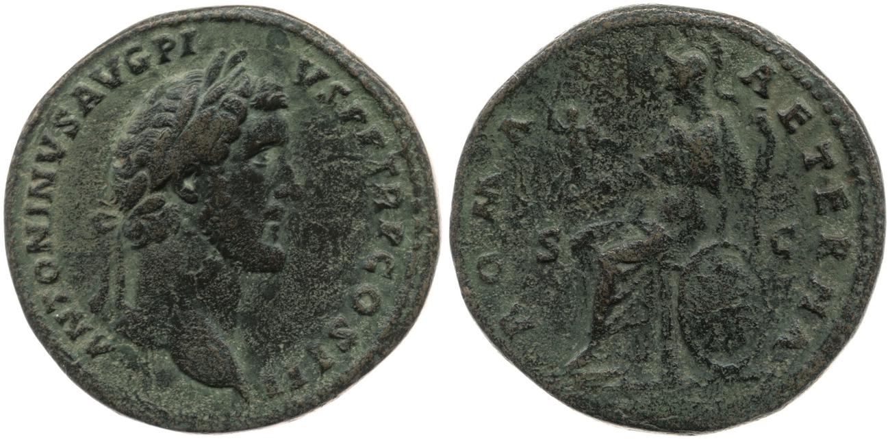 RIC III Antoninus Pius 621, аверс, bm