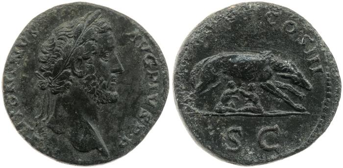 RIC III Antoninus Pius 648, реверс, bm