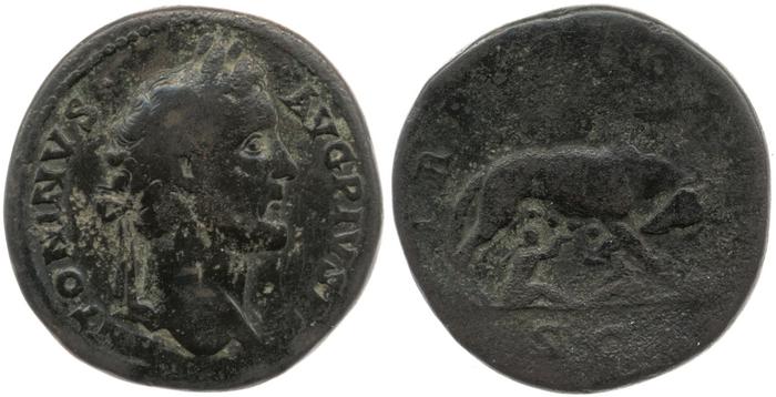 RIC III Antoninus Pius 648, реверс, bm