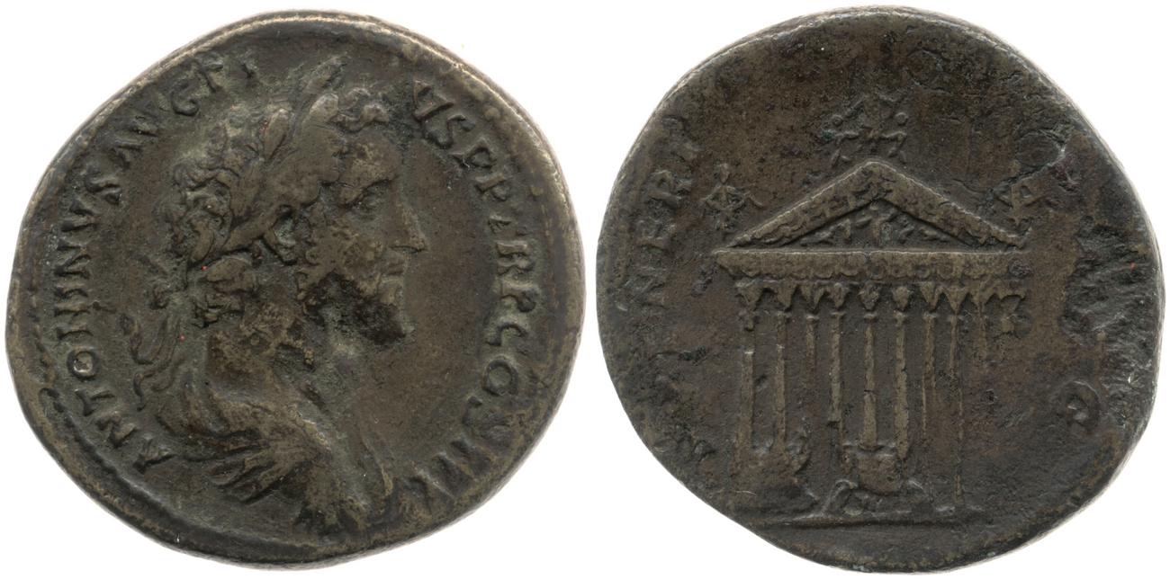RIC III Antoninus Pius 652, аверс, bm