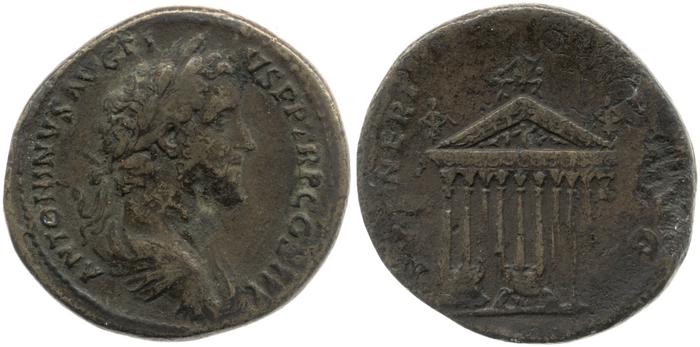 RIC III Antoninus Pius 652, реверс, bm