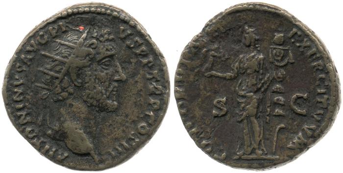 реверс RIC III Antoninus Pius 657