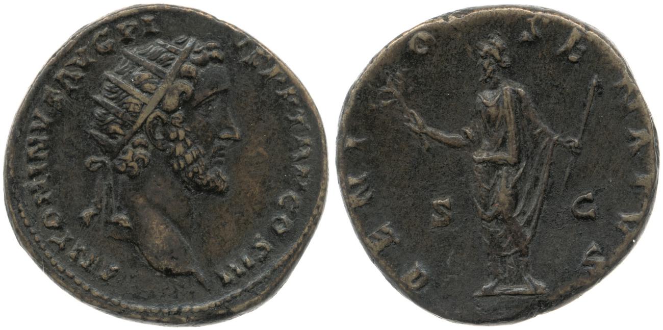RIC III Antoninus Pius 660A, аверс, bm