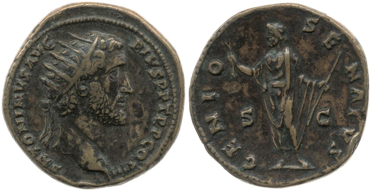 RIC III Antoninus Pius 660A, аверс, bm