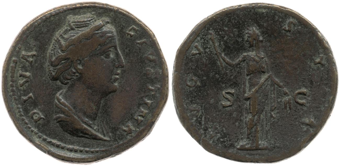 RIC III Antoninus Pius 1118, аверс, bm