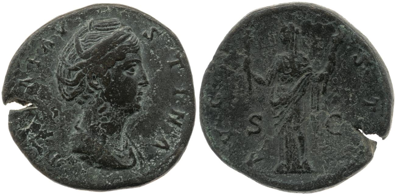 RIC III Antoninus Pius 1120, аверс, bm