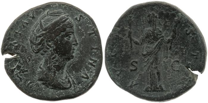 RIC III Antoninus Pius 1120, реверс, bm