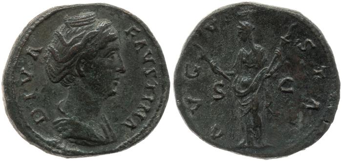 RIC III Antoninus Pius 1120, реверс, bm
