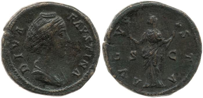 RIC III Antoninus Pius 1120, реверс, bm