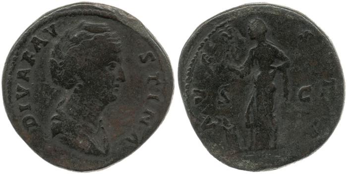 RIC III Antoninus Pius 1127, реверс, bm