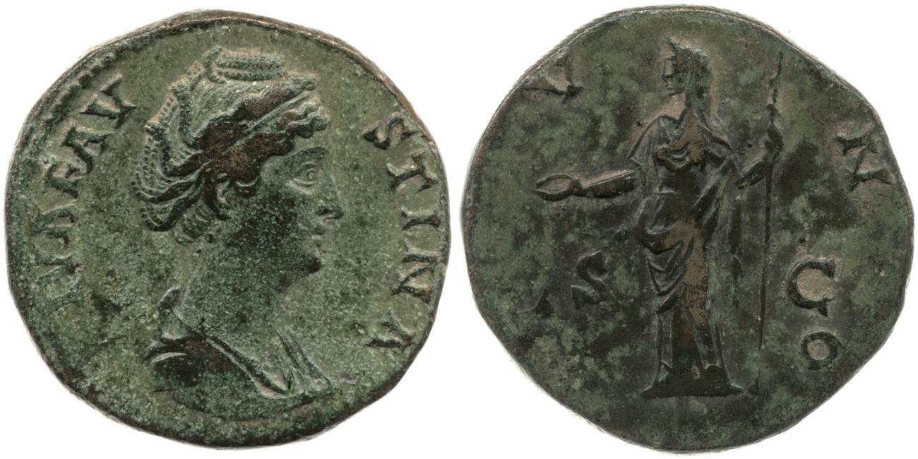 RIC III Antoninus Pius 1143, аверс, bm