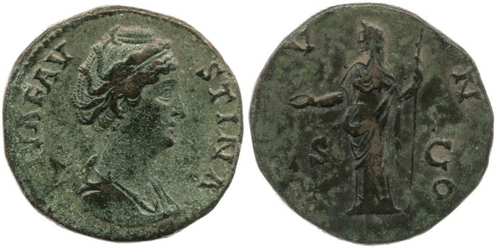 RIC III Antoninus Pius 1143, реверс, bm