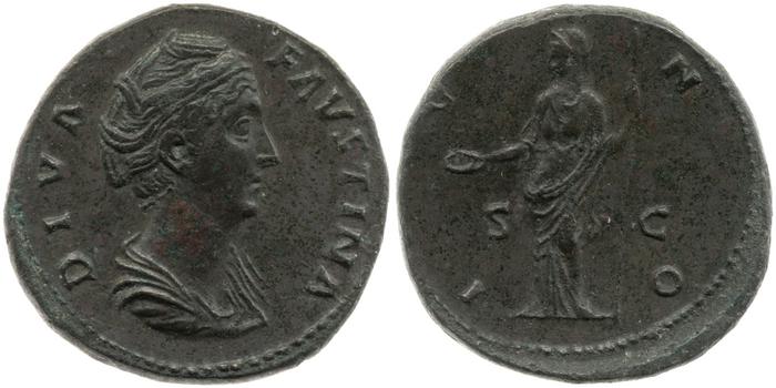 RIC III Antoninus Pius 1143, реверс, bm